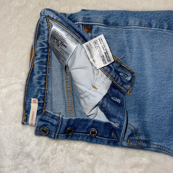 Vintage wedge straight cropped levy - Picture 4 of 5